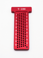 Aluminum T-Square Scribing Ruler with Indexed Marking Holes