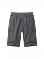 Cargo Work Shorts with Zipper Pocket