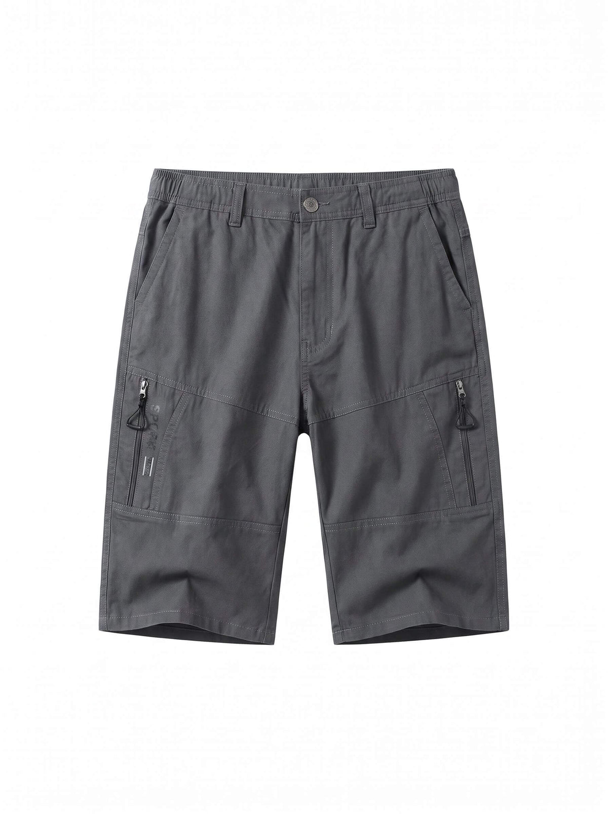 Cargo Work Shorts with Zipper Pocket