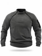 Warm Windproof Fleece Quarter-Zip Work Pullover