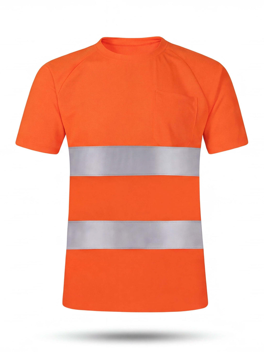 Hi-Vis Reflective Quick-Dry Short-Sleeve Work Polo