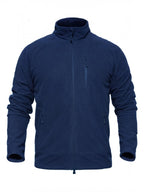 Lightweight Grid Fleece Work Jacket for Cold Weather