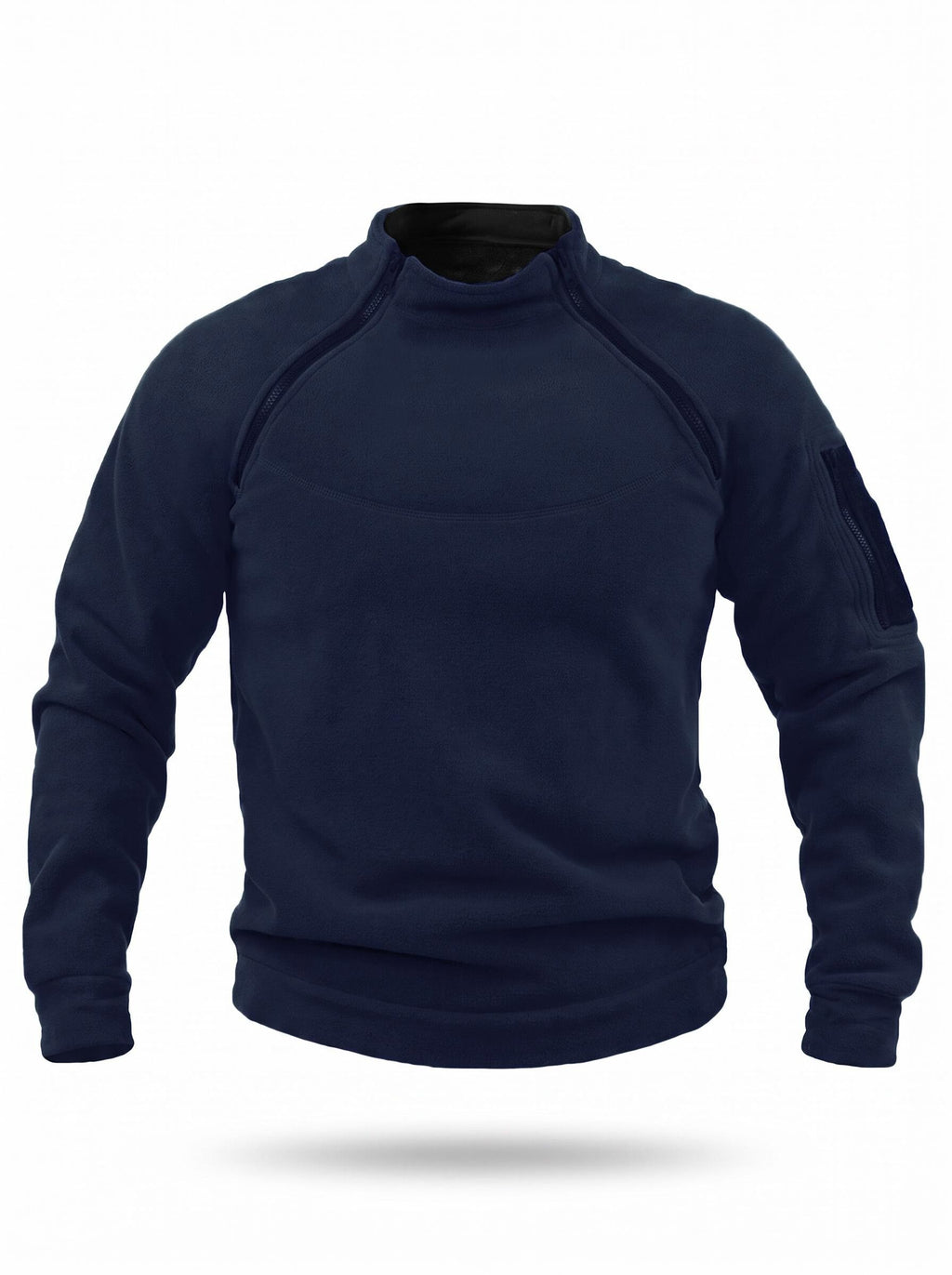 Warm Windproof Fleece Quarter-Zip Work Pullover