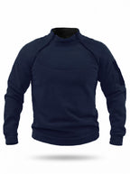 Warm Windproof Fleece Quarter-Zip Work Pullover