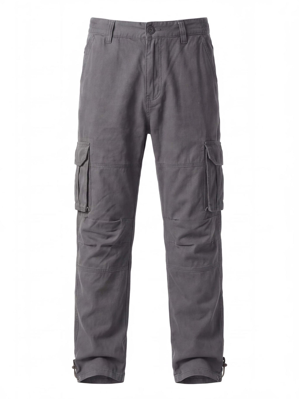 Unisex Large-Pocket Loose-Fit Cargo Work Pants