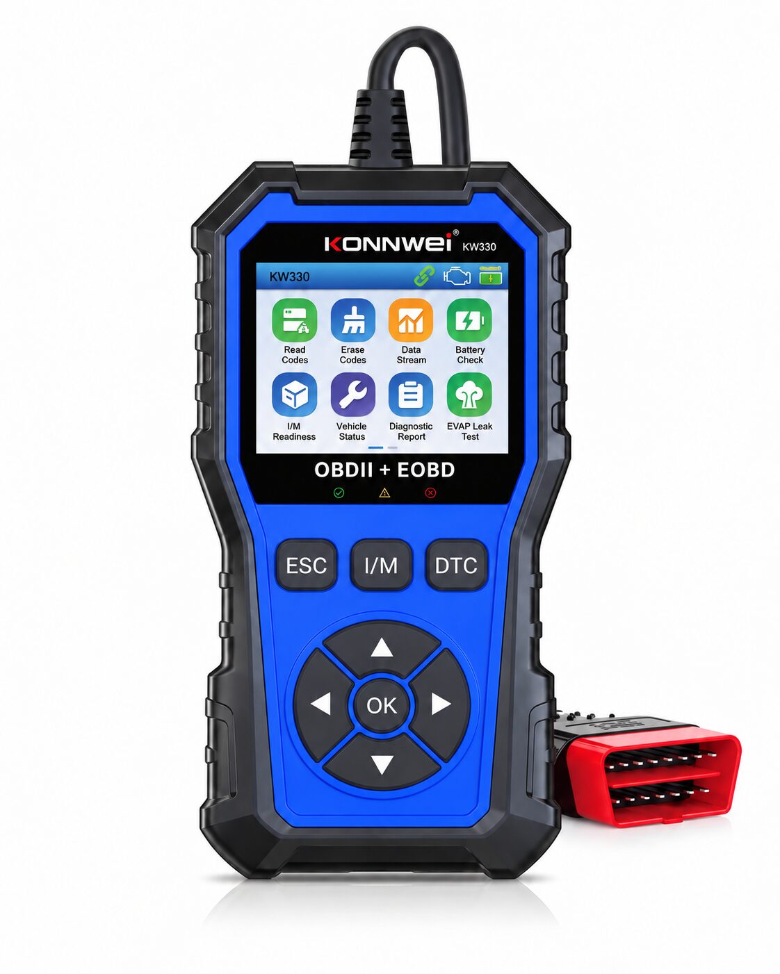 Handheld OBD2 Scanner with Live Data & Freeze Frame