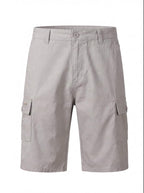 Cargo Work Shorts with Zipper Pocket
