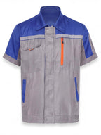 Short-Sleeve Multi-Pocket Mechanic Work Shirt