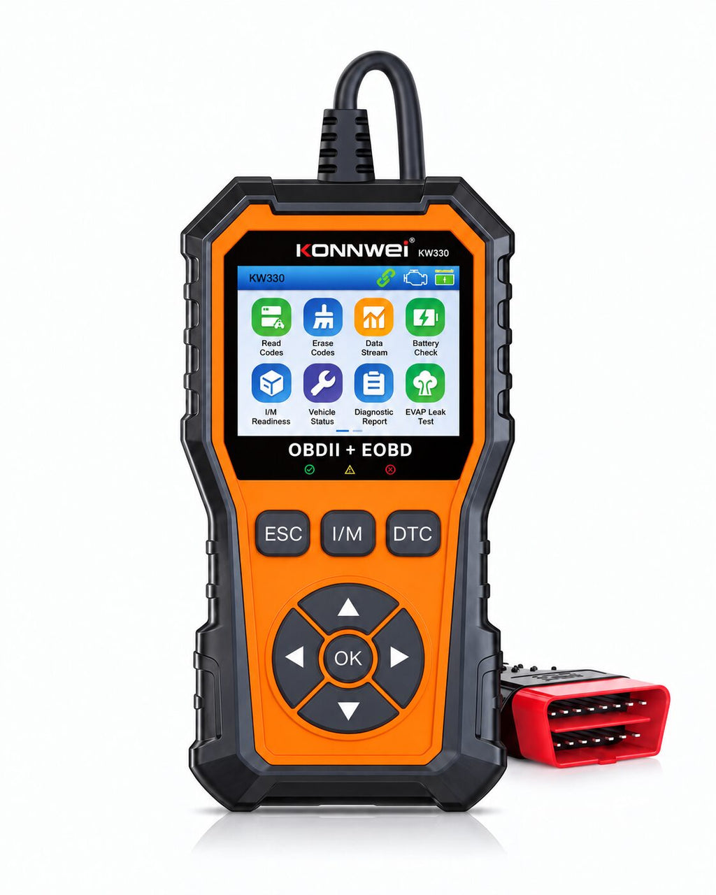 Handheld OBD2 Scanner with Live Data & Freeze Frame