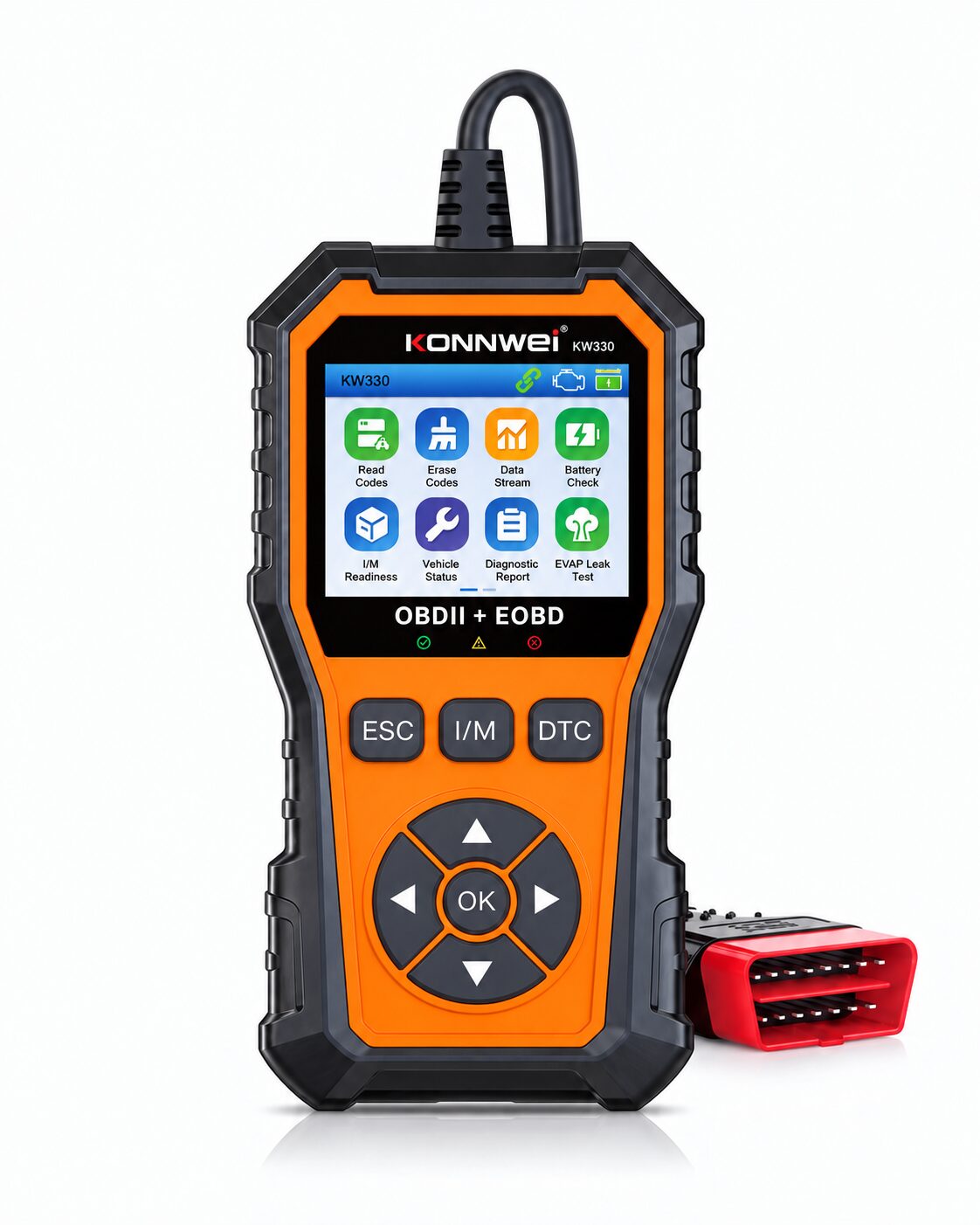 Handheld OBD2 Scanner with Live Data & Freeze Frame