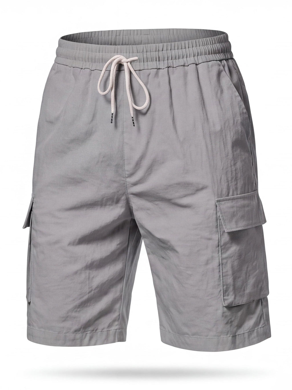 Breathable Summer Cargo Work Shorts with Drawstring Waist