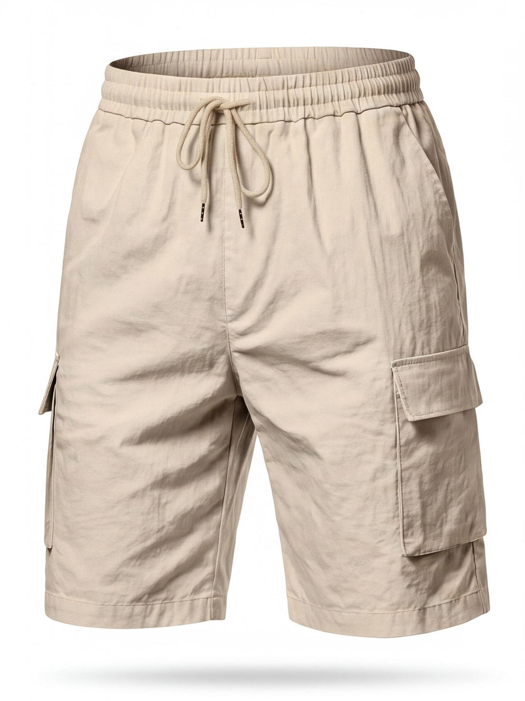 Breathable Summer Cargo Work Shorts with Drawstring Waist