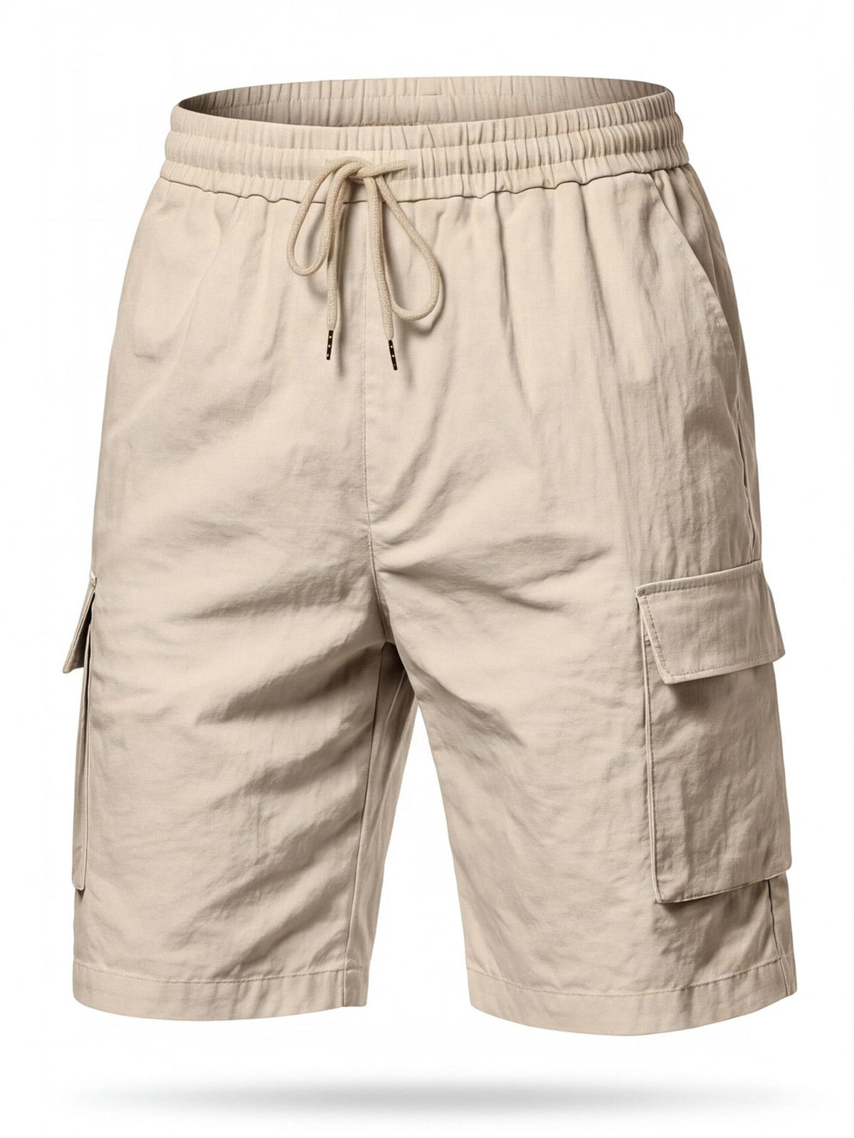 Breathable Summer Cargo Work Shorts with Drawstring Waist