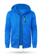 Full-Zip Hooded Work Sweatshirt with Zippered Pockets