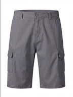 Cargo Work Shorts with Zipper Pocket