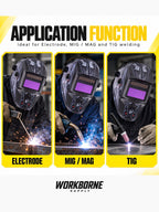 Solar Auto-Darkening Welding Helmet for MIG TIG & Cutting