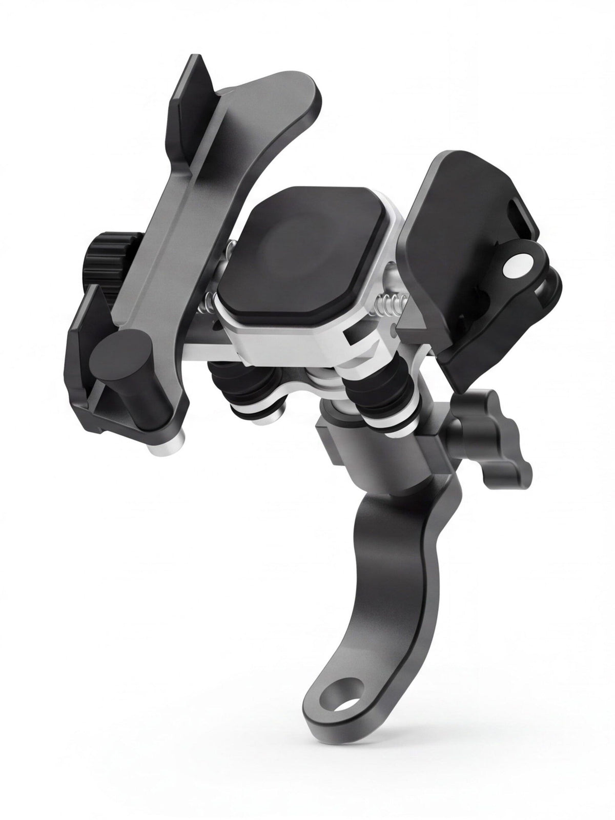Triple Shock-Absorbing Handlebar Phone Mount