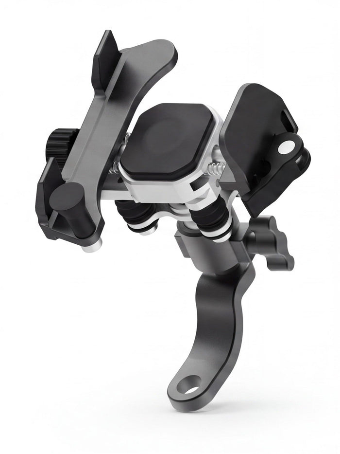 Triple Shock-Absorbing Handlebar Phone Mount