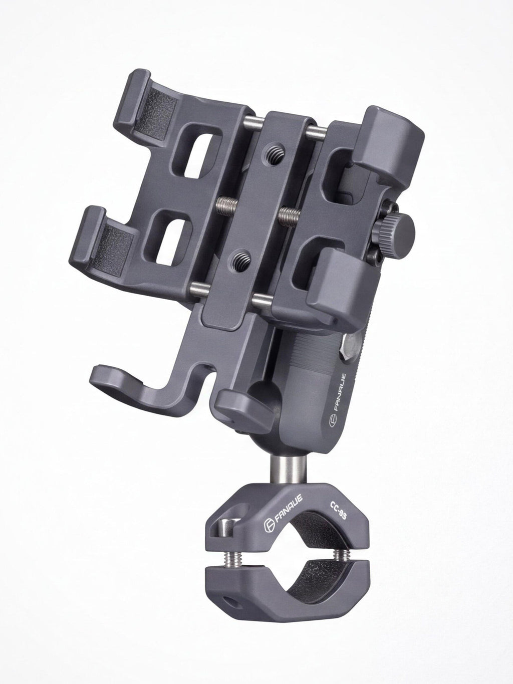 Shock-Absorbing Adjustable Handlebar Phone Mount