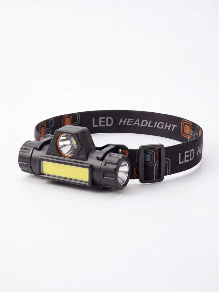 Rechargeable Dual-Beam COB Work Headlamp
