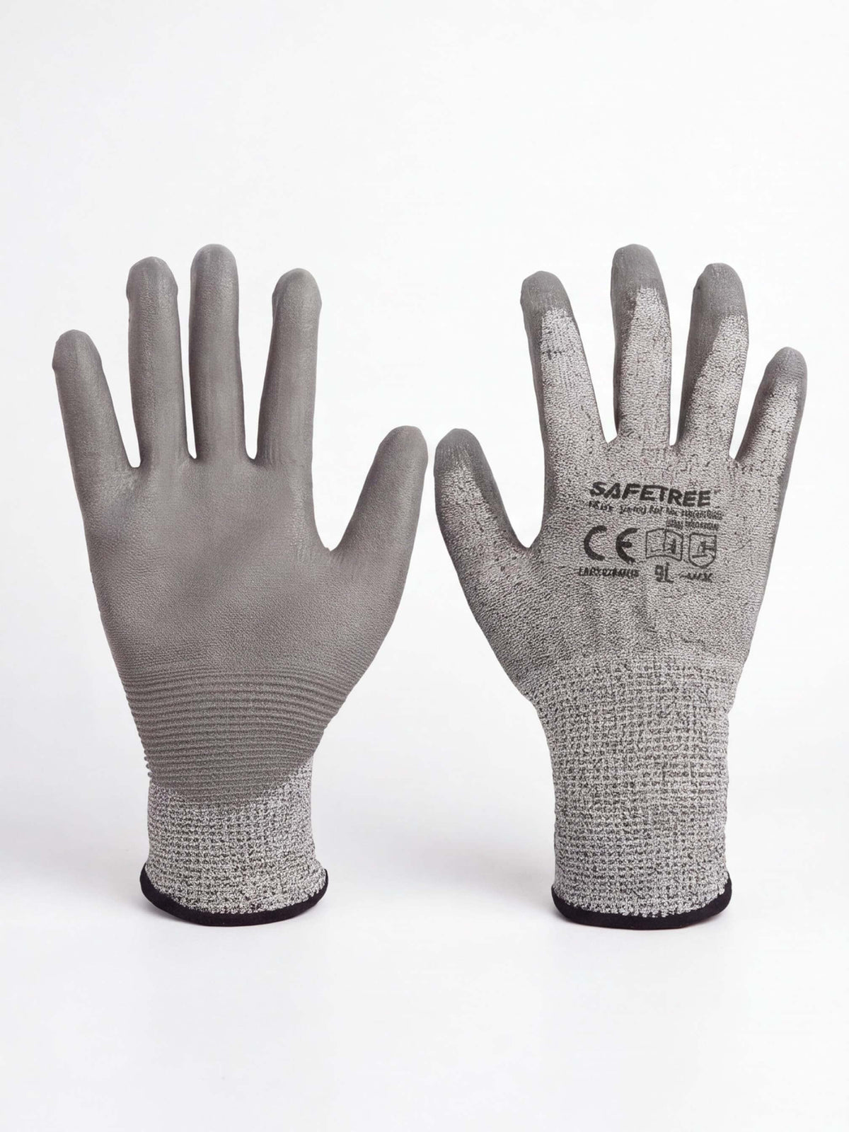 HPPE Cut-Resistant Coated Work Gloves