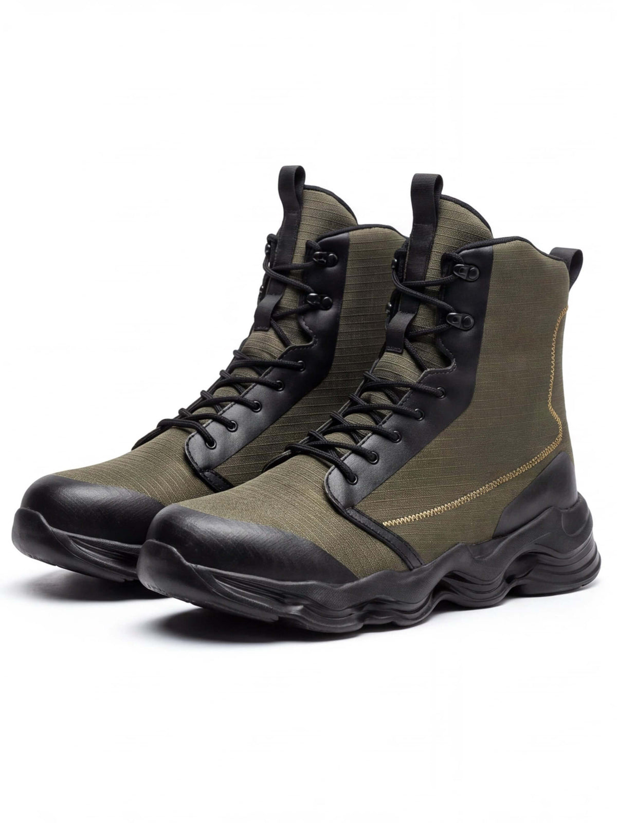 Lightweight Steel-Toe High-Top Work Boots