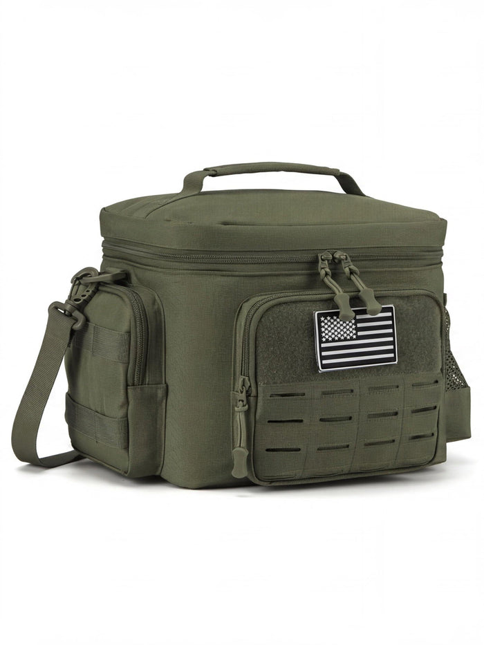 13L Insulated Work Lunch Cooler with Multi-Pocket Storage