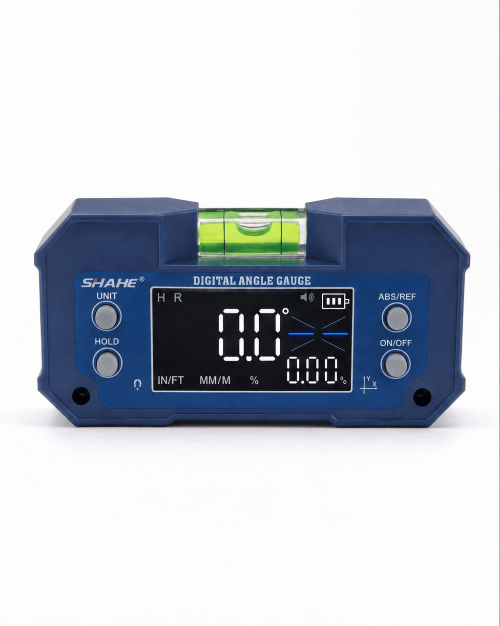Rechargeable Magnetic Digital Angle Gauge with Bubble Level