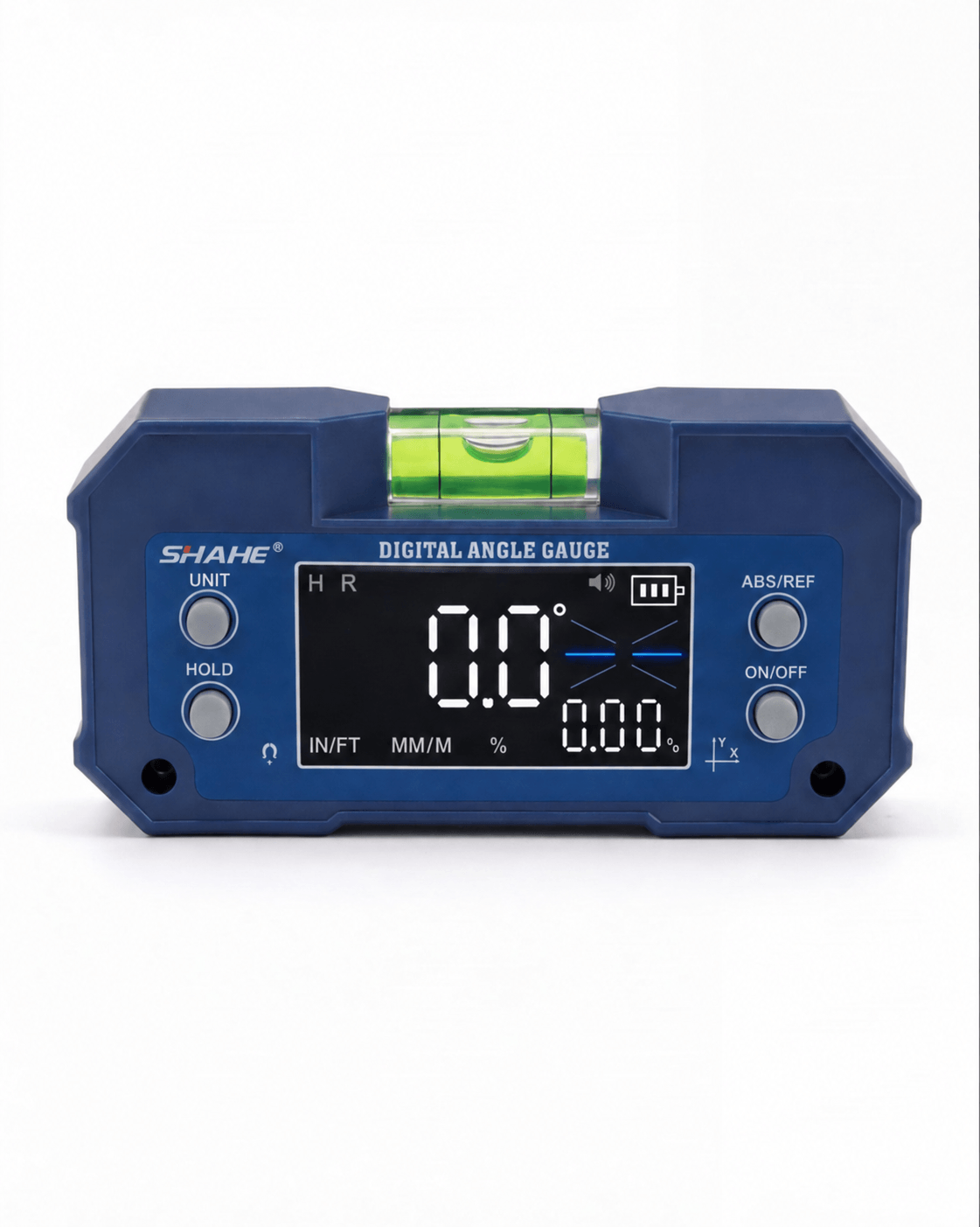Rechargeable Magnetic Digital Angle Gauge with Bubble Level