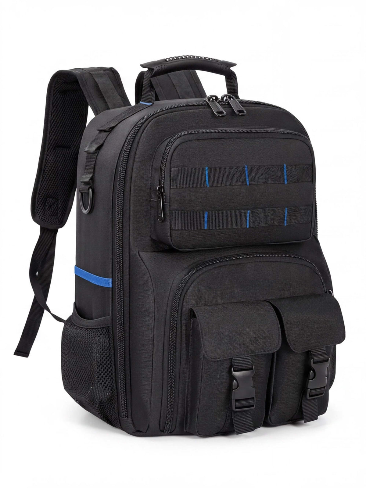 59-Pocket Electrician Tool Backpack with Removable Organizer