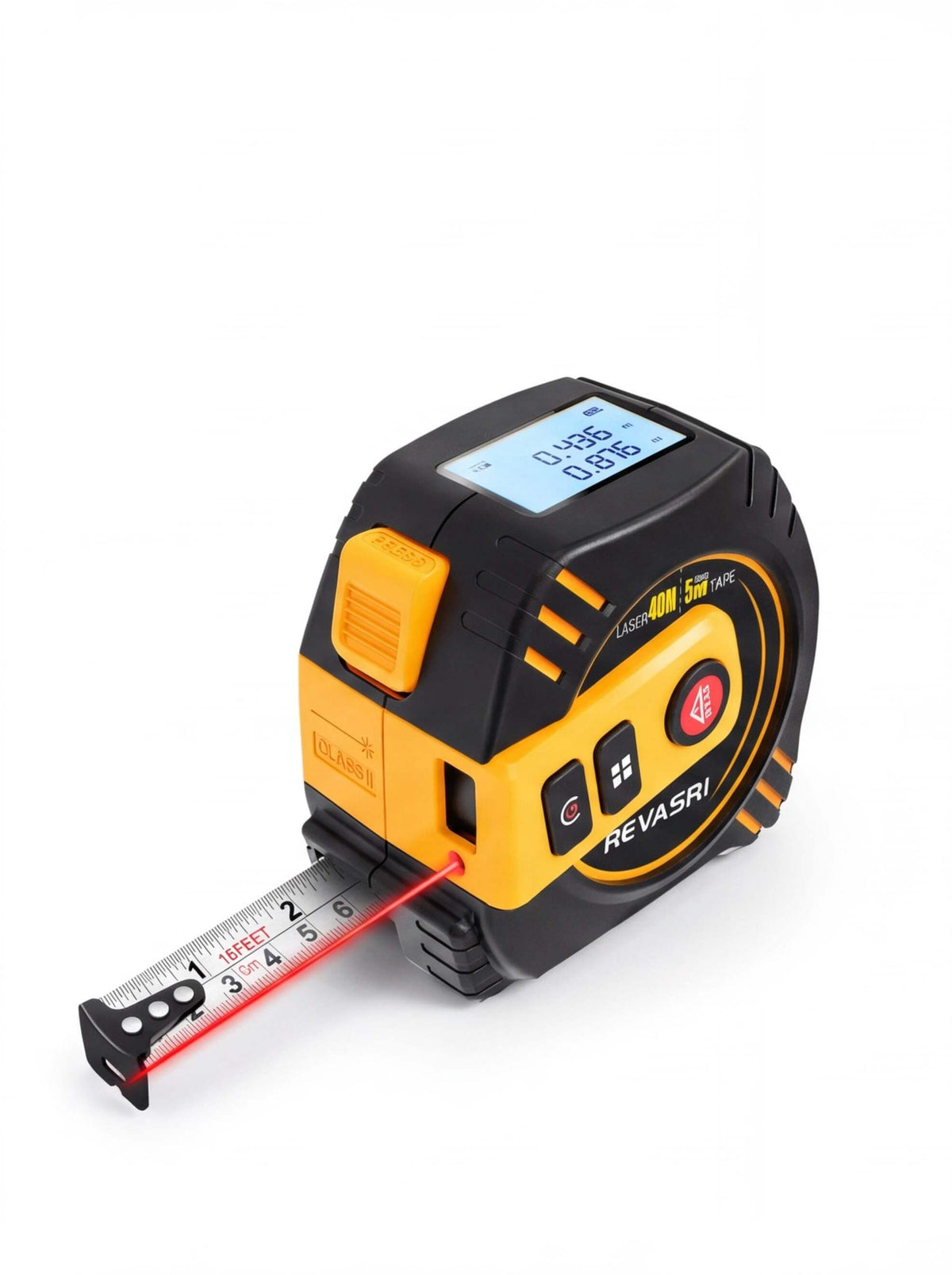 40M Laser + 5M Tape Measure