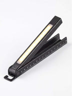 Rechargeable Folding Magnetic Inspection Light with 15cm Ruler