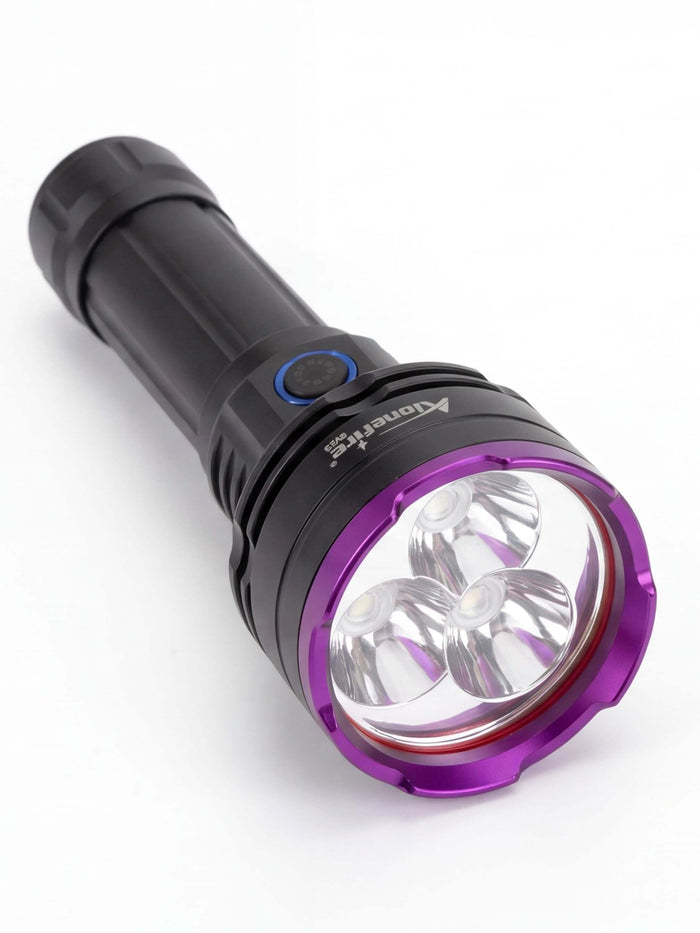 365nm / 395nm Triple-LED UV Inspection Flashlight