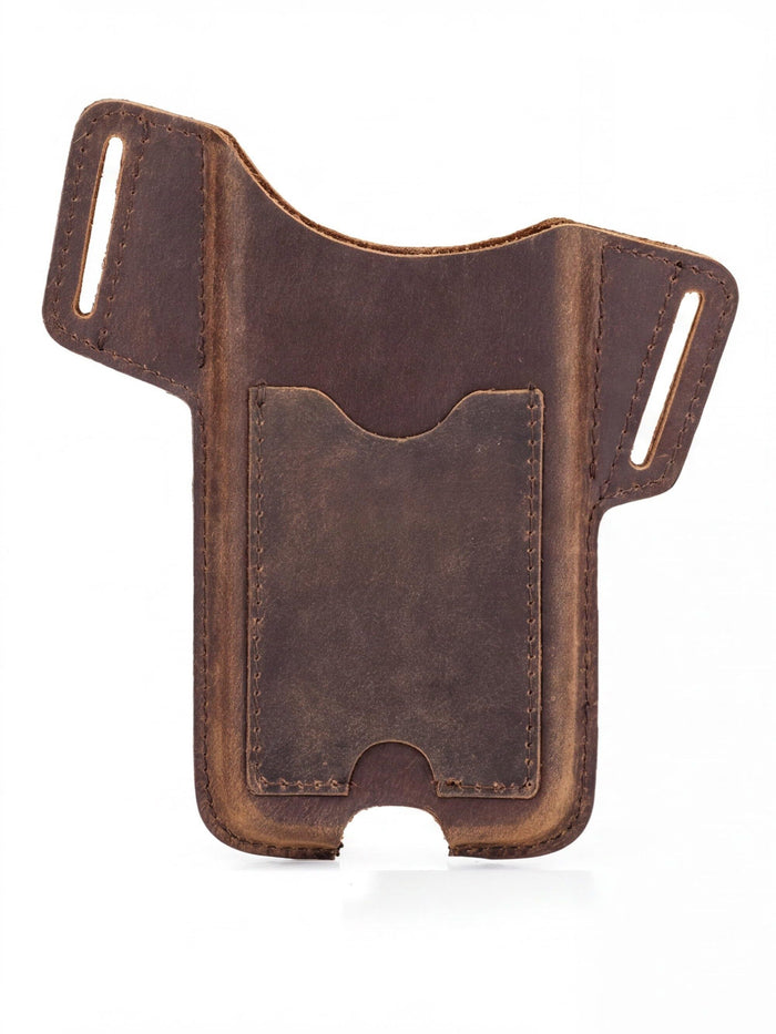 Nubuck Leather Work Phone Belt Holster