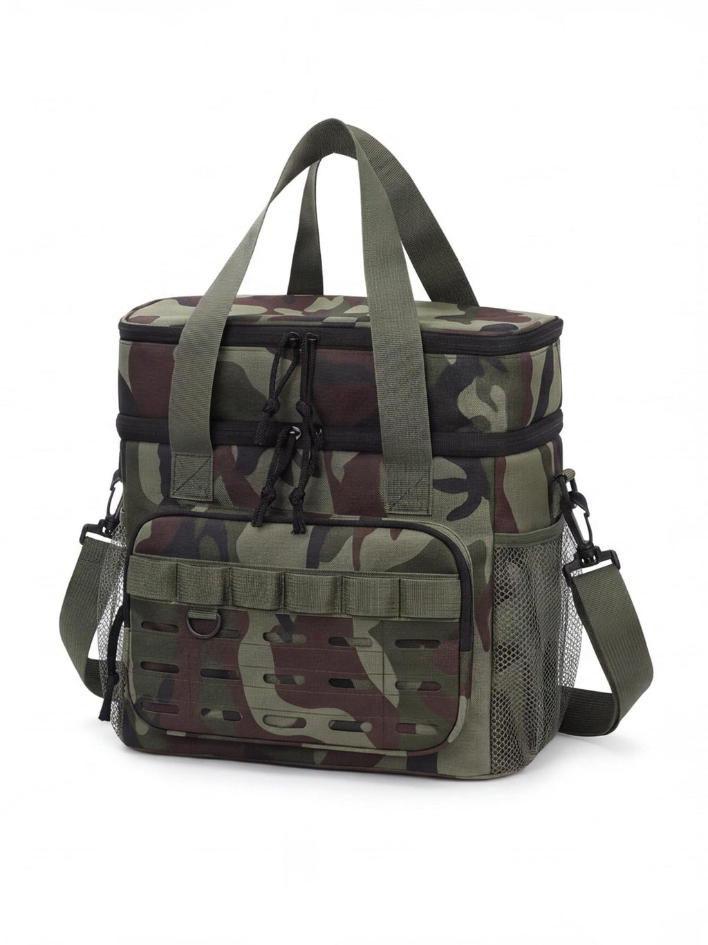 Large-Capacity Work Lunch Cooler with Organizer Pockets
