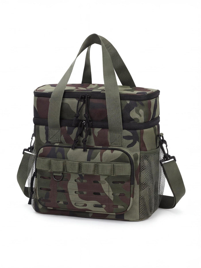 Large-Capacity Work Lunch Cooler with Organizer Pockets