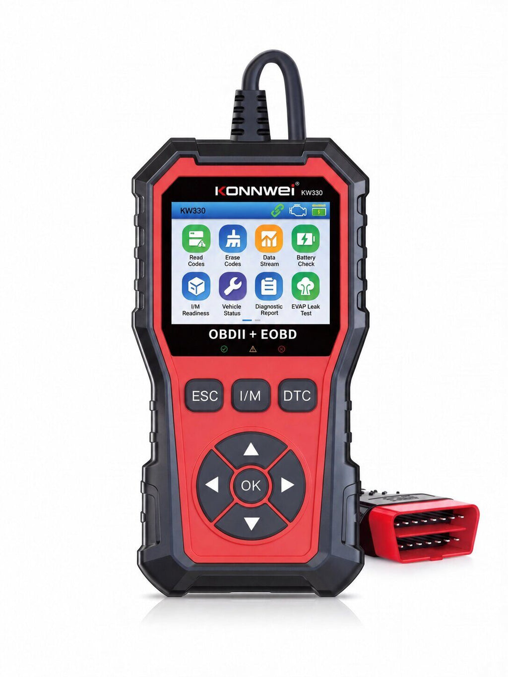 Handheld OBD2 Scanner with Live Data & Freeze Frame
