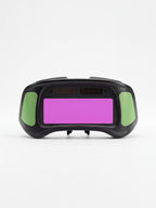 Compact Auto-Darkening Welding Goggles with Wide-View Lens