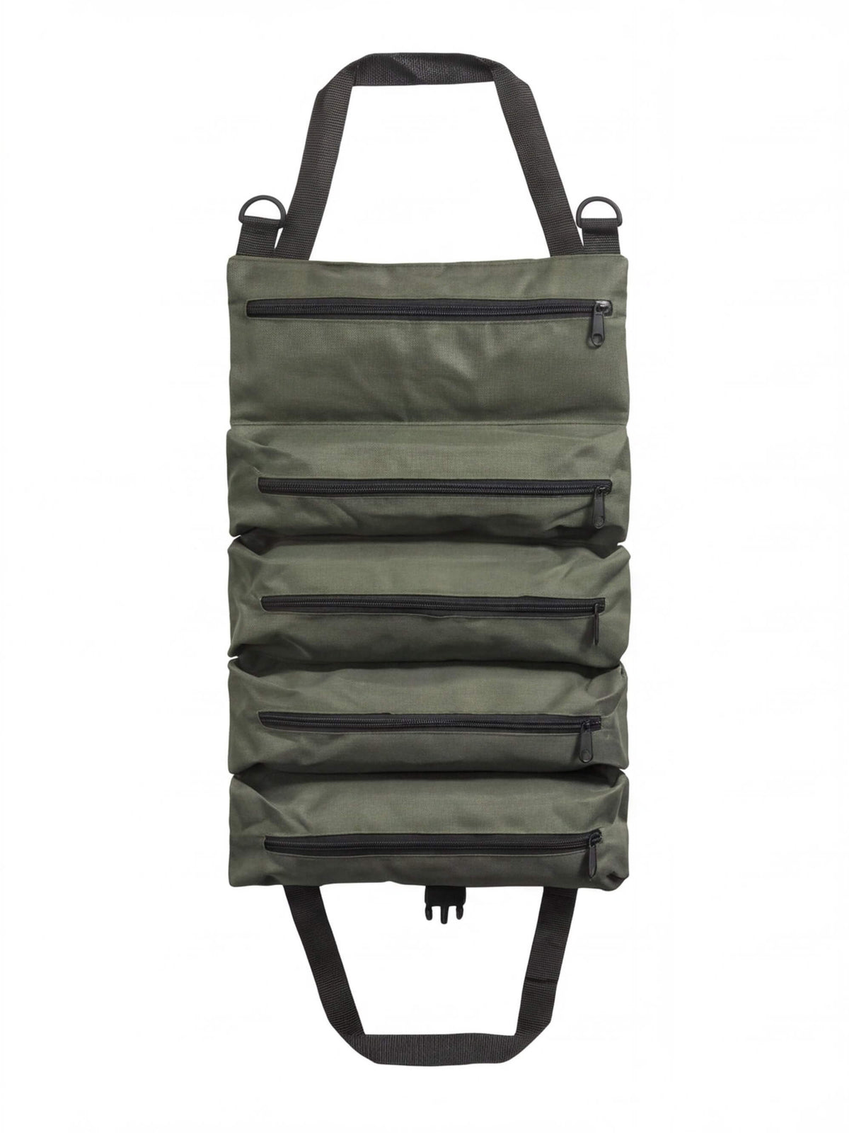 Roll-Up Tool Organizer with 4 Zippered Compartments