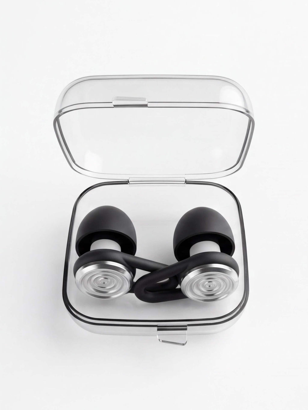 Reusable Silicone Noise-Reducing Earplugs with Multi-Size Tips