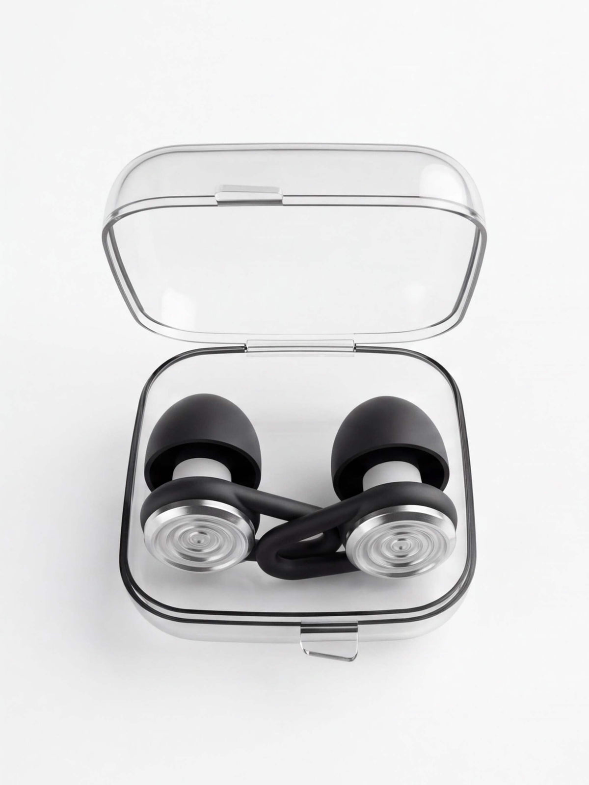 Reusable Silicone Noise-Reducing Earplugs with Multi-Size Tips