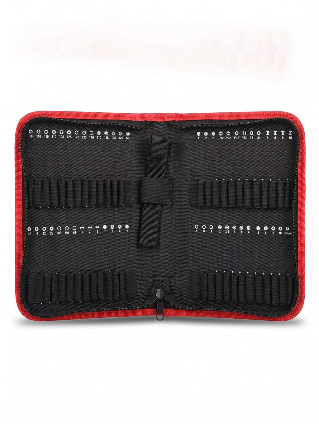 Portable Drill Bit Organizer Roll – 24, 30 or 55 Slots