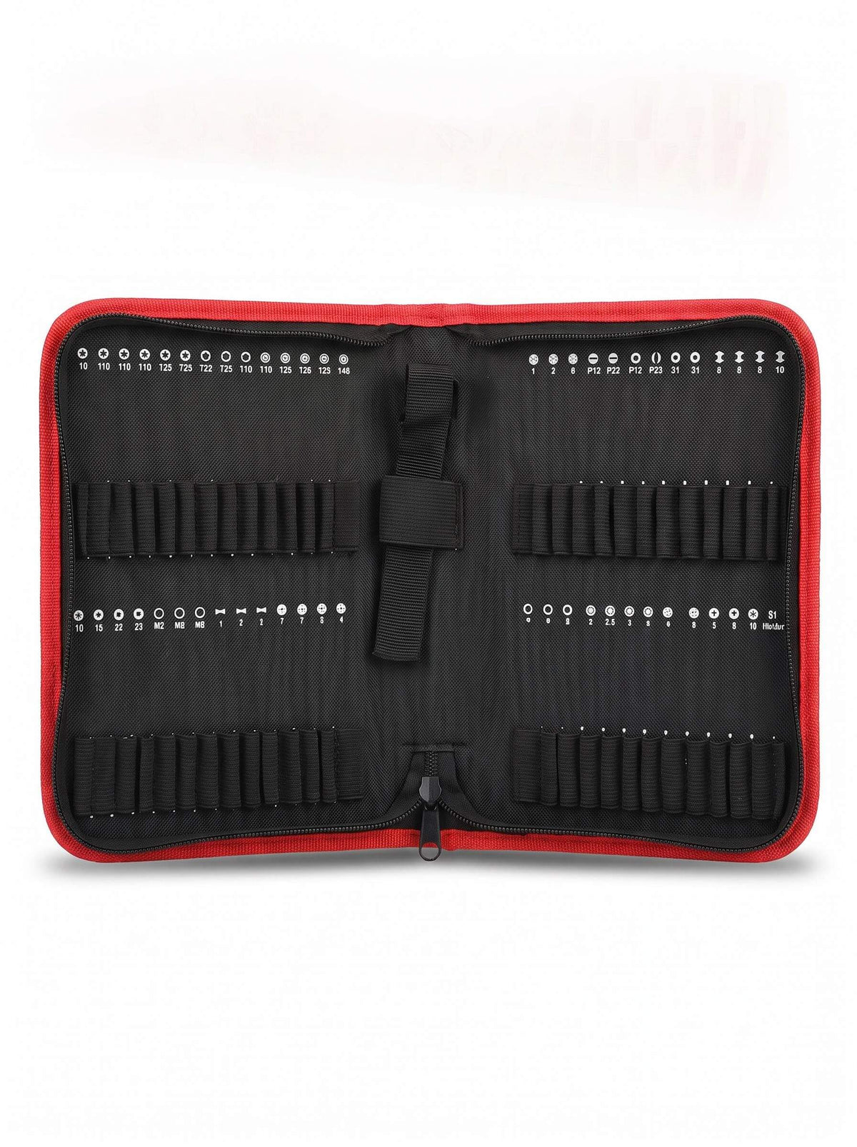 Portable Drill Bit Organizer Roll – 24, 30 or 55 Slots