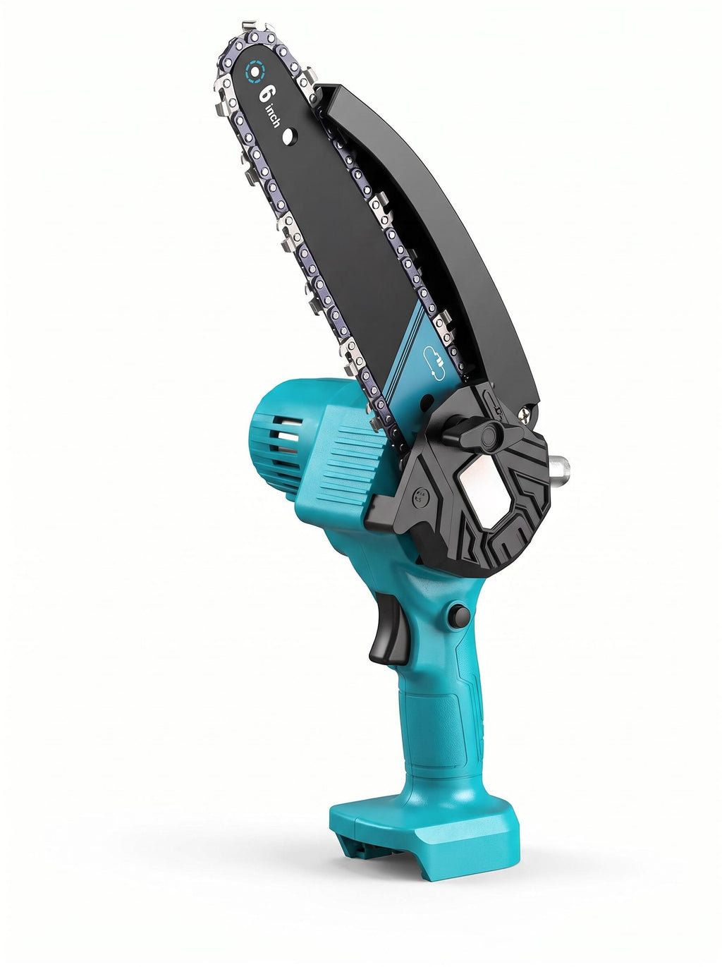 6-Inch Cordless Mini Chainsaw Pruning Kit with Two Batteries
