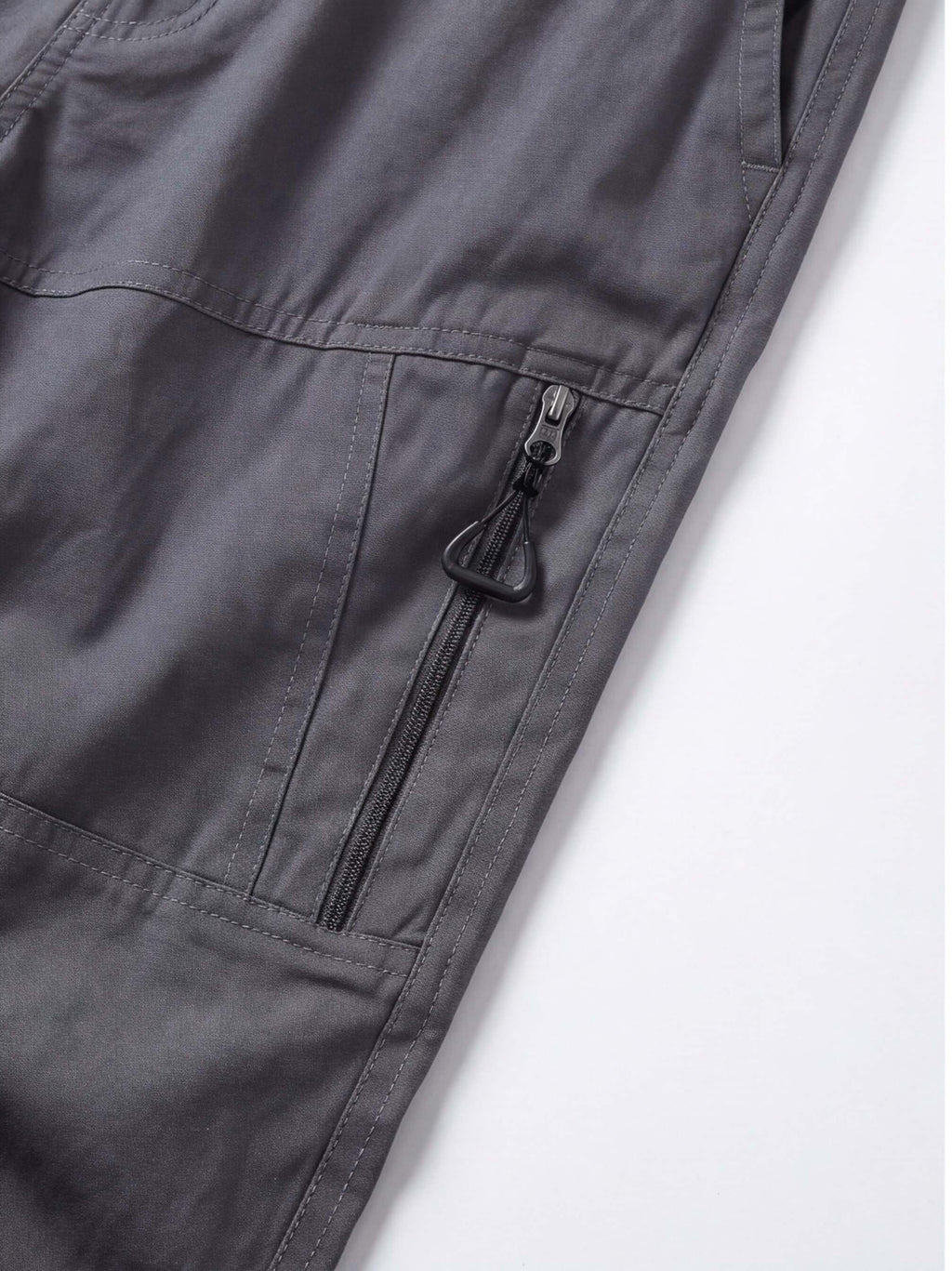 Cargo Work Shorts with Zipper Pocket