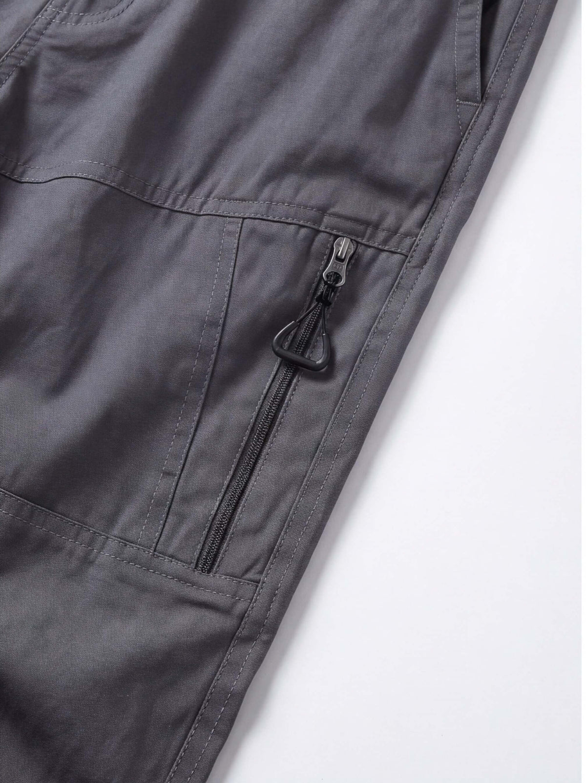 Cargo Work Shorts with Zipper Pocket