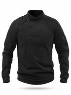 Warm Windproof Fleece Quarter-Zip Work Pullover
