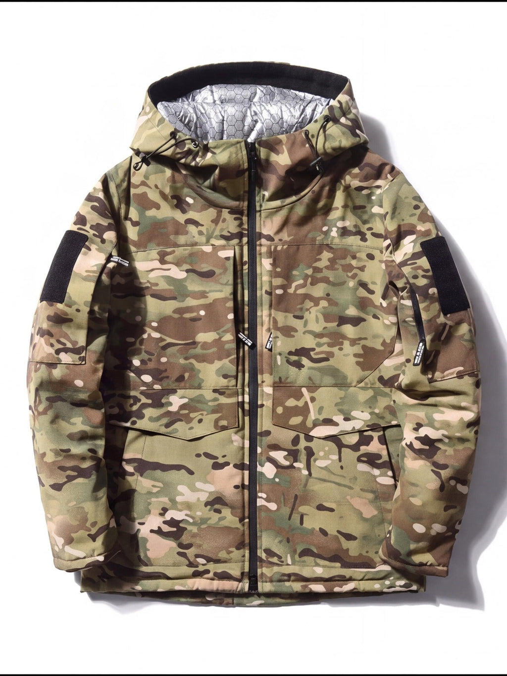 Thickened Windproof Winter Work Parka with Hood