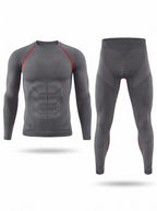 Men's Seamless Thermal Base Layer Set for Cold Work