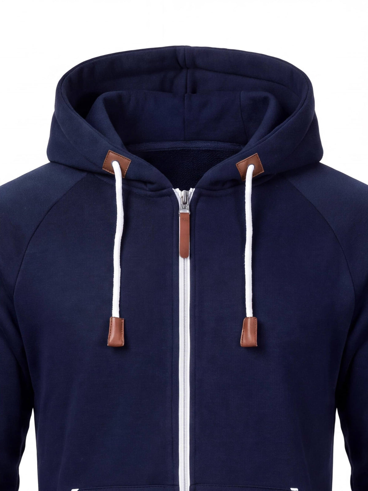 Men's Hooded Fleece One-Piece Work Jumpsuit